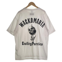 WACKO MARIA ワコマリア 56 TATTOO STUDIO タトゥースタジオ WASHED HEAVY WEIGHT CREW NECK T-SHIRT ウォッシュドヘビーウェイト プリントTシャツ ホワイト Size M 福生店