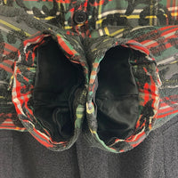 COMME des GARCONS HOMME PLUS コムデギャルソンオムプリュス PJ-C012 AD2012 フラワーレース チェック柄 コート ブラック sizeS 瑞穂店