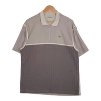 LACOSTE SPORT ラコステスポーツ ハーフジップ プルオーバー ポロシャツ グレー ブラウン Size 5 福生店