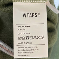 WTAPS ダブルタップス VIBES SCREEN HOODED プルオーバーパーカー オリーブ size3 瑞穂店