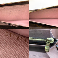 LOUIS VUITTON ルイヴィトン M61298 モノグラム ポルトフォイユ・クレマンス ローズ・バレリーヌ 長財布 ブラウン 瑞穂店