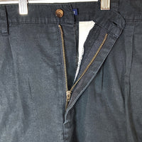 CHAPS RALPH LAUREN チャップスラルフローレン リネン ツータックショートパンツ ブラック size32 瑞穂店