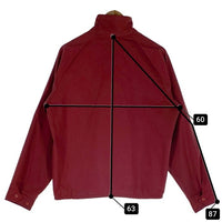 60-70's Sears Sports Wear シアーズ ドリズラージャケット スウィングトップ バーガンディー Size 42 福生店