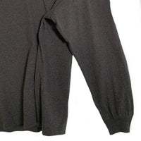 NIKE ナイキ ヘンリーネック ロングスリーブTシャツ チャコールグレー 刺繡 Size M 福生店