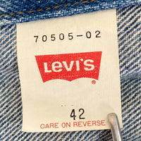 Levi's リーバイス 70505 香港製 極東リーバイス 3rdタイプ Gジャン トラッカージャケット インディゴ size42 瑞穂店