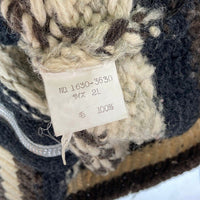 CHAPS RALPH LAUREN チャップス ラルフローレン ジップアップ カウチンセーター サンダーバード ウール ダークグレー Size2L 瑞穂店
