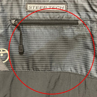 THE NORTH FACE ノースフェイス STEEP TECH Hooded Jacket スティープテック スウェット切替 ジップアップジャケット ブラック グレー Size XXL 瑞穂店