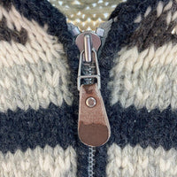 CHAPS RALPH LAUREN チャップス ラルフローレン ジップアップ カウチンセーター サンダーバード ウール ダークグレー Size2L 瑞穂店