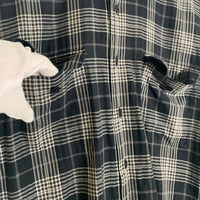 90's Polo by Ralph Lauren ポロラルフローレン BENFORD チェックシャツ ブラック ホワイト Size XXL 福生店