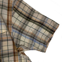 CAHARTT W.I.P カーハート ワークインプログレス S/S VILAY SHIRT 半袖 チェックシャツ ベージュ ナチュラル I028944.05.90.03 Size M 福生店
