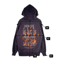Hide and Seek ハイドアンドシーク 23AW Flame Hooded Sweat Shirt フレイム プルオーバースウェットパーカー チャコール HC-100823 Size L 福生店