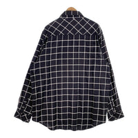 PRO CLUB プロクラブ コットン ポリエステル ボタンダウンチェックシャツ ブラック Size 4XL 福生店