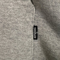 TENDERLOIN テンダーロイン T-ZIP UP PARKA ジップアップスウェットパーカー グレー ラグランスリーブ ロゴ刺繡 Size L 福生店