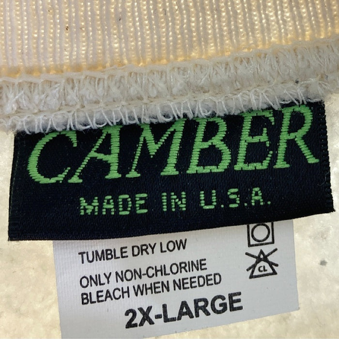 CAMBER キャンバー USA製 裏起毛 スウェット ベージュ size2XL 瑞穂店