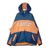 LUGZ SPORT ラグズスポーツ 裏地フリース アノラックパーカー ネイビー×オレンジ size2XL 瑞穂店