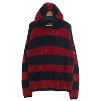 glamb グラム Ginny border hoodie ジニーボーダーフーディ ニットパーカー ブラック レッド GB0319/KNT03 Size 3 福生店