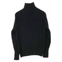 ANDERSEN ANDERSEN アンデルセンアンデルセン タートルネック ハイネック ウール リブニットセーター ブラック フィンガーホール Size XS 福生店