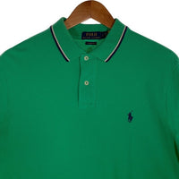POLO RALPH LAUREN ポロラルフローレン CLASSIC FIT 鹿の子 ポロシャツ 半袖 グリーン Size L 福生店