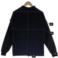 NUMBER(N)INE DENIM ナンバーナインデニム ハーフジップ スウェット ブラック Size S 福生店