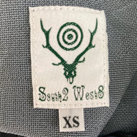 South2 West8 サウスツーウエストエイト MR819 String Sweat Pant Poly JQ Native ストリング スウェットパンツ ネイティブ柄 グレー sizeXS 瑞穂店