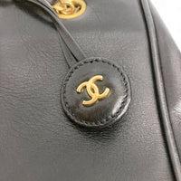 CHANEL シャネル ラムスキン チェーン トートバッグ ブラック 瑞穂店
