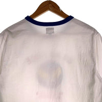 THE REAL McCOY'S リアルマッコイズ U.S.AIR FORCE プリント リンガーTシャツ ホワイト ブルー Size M 福生店