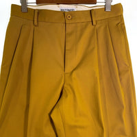 WACKO MARIA ワコマリア Double Pleated Chino Trousers ダブルプリーツ チノトラウザーパンツ イエロー Size L 福生店
