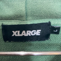 X LARGE エクストララージ Pullover Hoodie プルオーバーフーディー オリーブ Size L 瑞穂店
