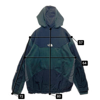 THE NORTH FACE ノースフェイス STEEP TECH Hooded Jacket スティープテック スウェット切替 ジップアップジャケット ブラック グレー Size XXL 瑞穂店
