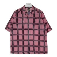 Needles ニードルズ MR180 S/S Cowboy One-Up Shirt Papillon ウエスタンシャツ パピヨン柄 レーヨン ピンク sizeM 瑞穂店