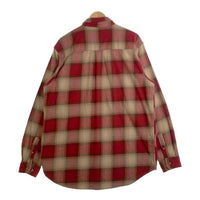 FIELD & STREAM フィールド アンド ストリーム 長袖 オンブレ チェック シャツ レッド Size XL-TALL 福生店