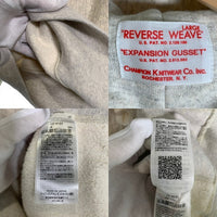 Champion チャンピオン REVERSE WEAVE リバースウィーブ TRUE TO ARCHIVES トゥルー トゥー アーカイブス 後付け 復刻 タタキタグ プルオーバー フーディー パーカー アッシュグレー C3-Q131 Size L 福生店
