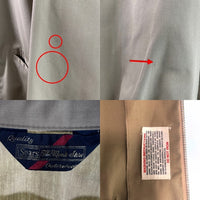 70's Sears シアーズ ジップアップジャケット ベージュ リブ ラグランスリーブ TALONジップ Size L 福生店