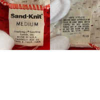 80's Sand-Knit NBA シカゴ・ブルズ マイケルジョーダン 23 メッシュ ゲームシャツ レッド Size M 福生店