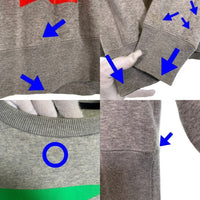 JORDAN BRAND ジョーダンブランド プリント クルーネックスウェットトレーナー グレー 677806-063 Size XL 福生店