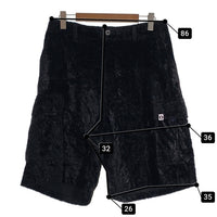 SUPREME シュプリーム 25SS GOODENOUGH グッドイナフ Crushed Rayon Cargo Short クラッシュドレーヨン カーゴショーツ ショートパンツ ブラック Size 36 福生店