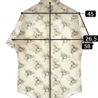 US古着 70's Elvis Presley エルヴィスプレスリー 半袖シャツ 総柄 フルーツオブザルーム Size L 福生店