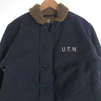WAIPER inc. ワイパーインク U.S. NAVY 米海軍 N-1 デッキジャケット ネイビー 25WP04 Size 38 福生店