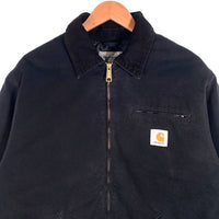 Carhartt WIP カーハートワークインプログレス OG DETROIT JACKET デトロイトジャケット ダック地 内キルティング ブラック 5 I035614.00E Size S 福生店