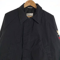 90's U.S.NAVY 米海軍 UTILITY JACKET ユーティリティジャケット ジップアップ ブラック 8415-01-425-0668 94年会計 Size M-XS 福生店