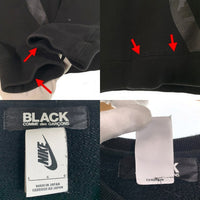 BLACK COMME des GARCONS ブラックコムデギャルソン 18AW NIKE ナイキ プリント クルーネックスウェットトレーナー ブラック Size L 福生店