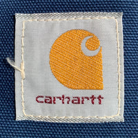 90's Carhartt カーハート ダック デトロイトジャケット ネイビー 刺繡 ブランケットライナー J01 Size 52 福生店