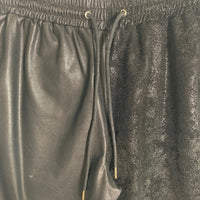 Last Nest ラストネスト Leather Switching Shorts レザースイッチングショーツ ショートパンツ ブラック コットン ポリウレタン Size L 福生店