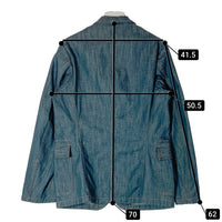 Mister Freedom ミスターフリーダム x Sugar Cane シュガーケーン SC13601 SPORTSMAN USA製 DENIM CONTINENTAL デニム ジャケット インディゴ size38 瑞穂店