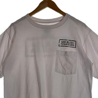 TENDERLOIN テンダーロイン GOD BLESS TENDERLOIN ポケット 半袖 Tシャツ ホワイト Size M 福生店