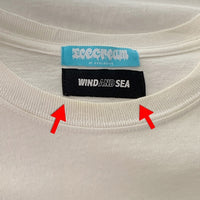 ICE CREAM アイスクリーム WIND AND SEA ウィンダンシー プリントTシャツ ホワイト ICJP215ST019 Size M 福生店