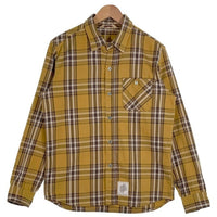 SOFT MACHINE ソフトマシーン チェック柄 長袖 シャツ イエロー SIze L 福生店