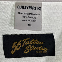 WACKO MARIA ワコマリア 56 TATTOO STUDIO タトゥースタジオ WASHED HEAVY WEIGHT CREW NECK T-SHIRT ウォッシュドヘビーウェイト プリントTシャツ ホワイト Size M 福生店