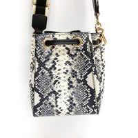MARC JACOBS マークジェイコブス H650M10SP22 The Bucket Bag バケットバッグ パイソン柄 ブラック 瑞穂店