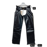 VANSON バンソン レザーチャップス パンツ ブラック Size 24 瑞穂店